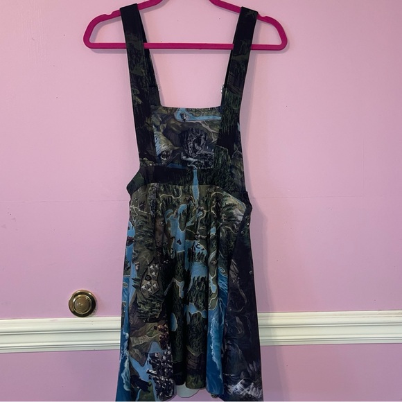 Blackmilk witcher wild hunt overall jumper dress pinafore fairycore renaissance - Picture 6 of 8